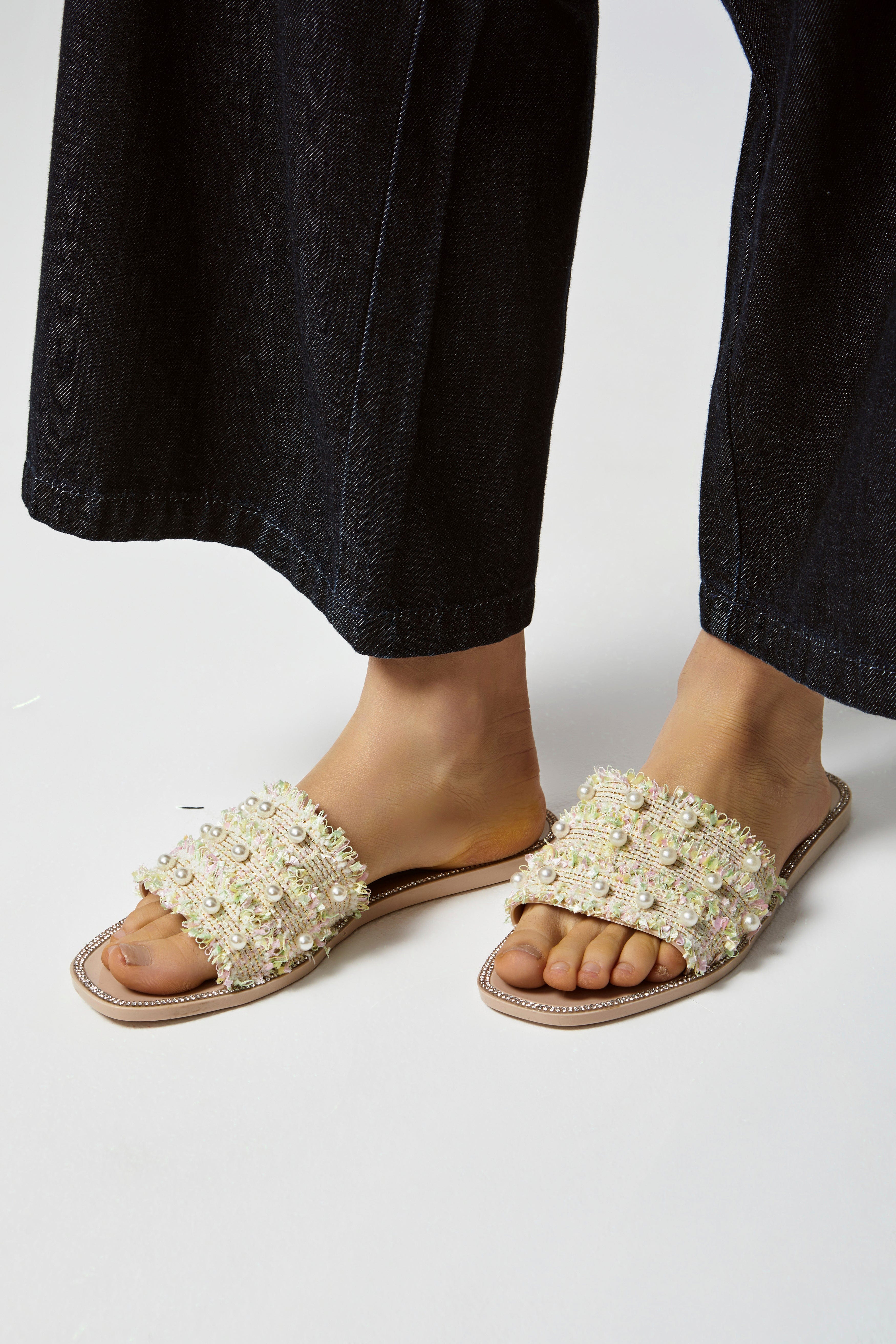 داليدرس بنطلون جينز غامق واسع طويل نسائي جينز داكن