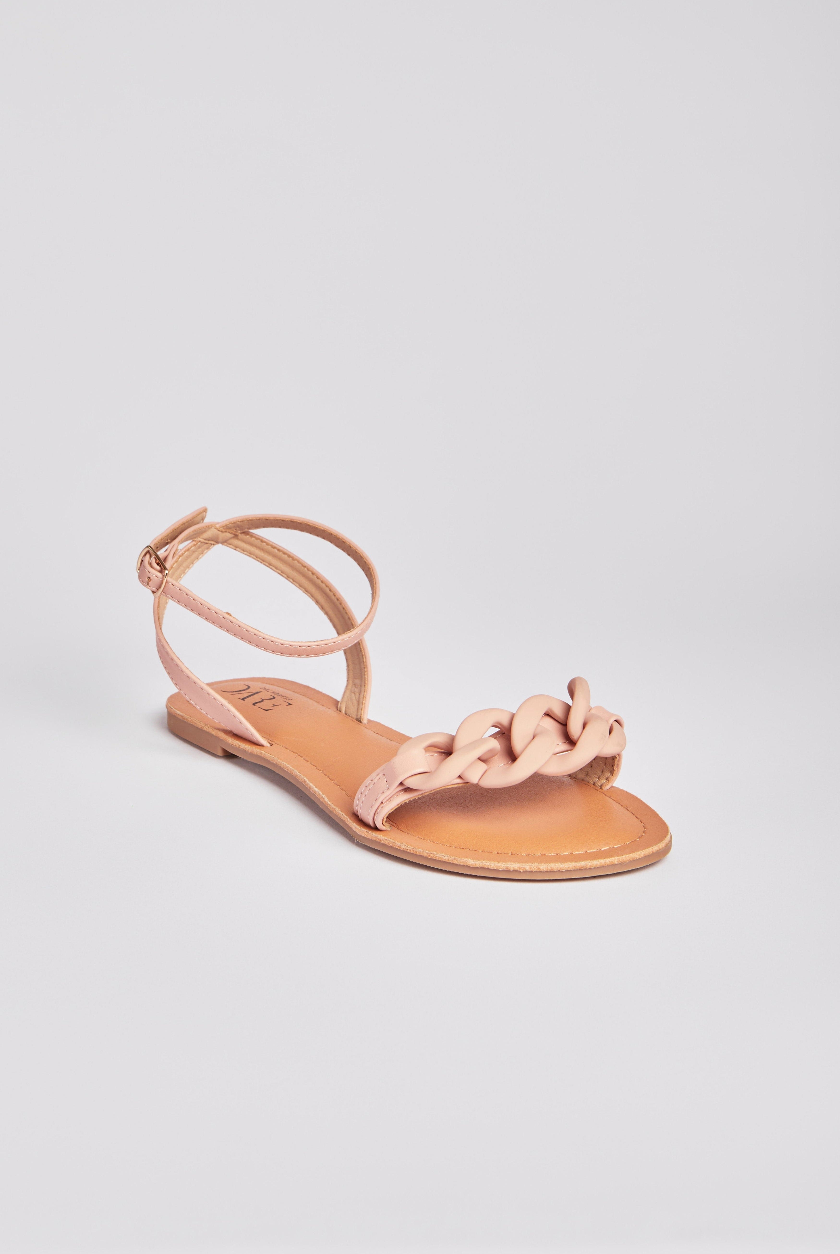 داليدرس صندل سادة مزين بحلقات نسائي