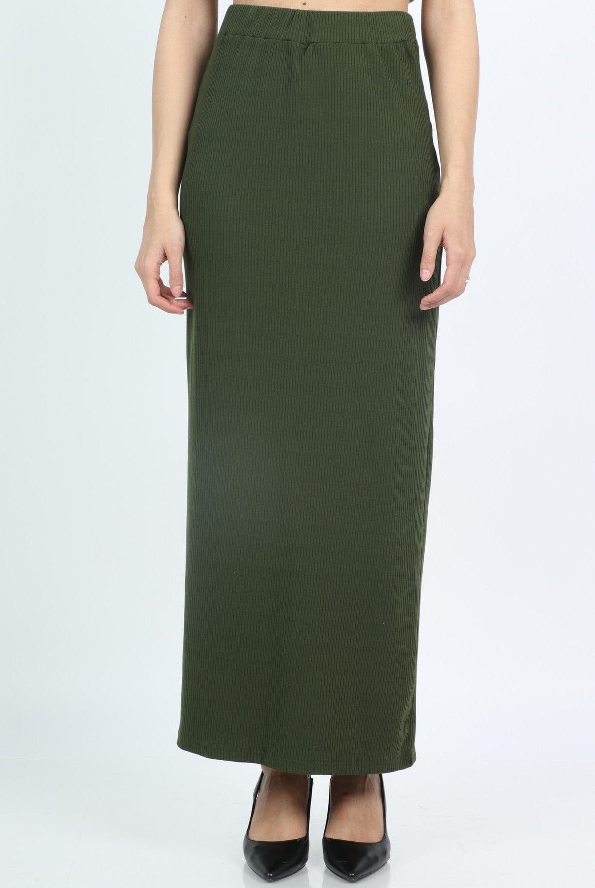 كيتشن تنورة طويلة ضيقة بأستك علي الخصر