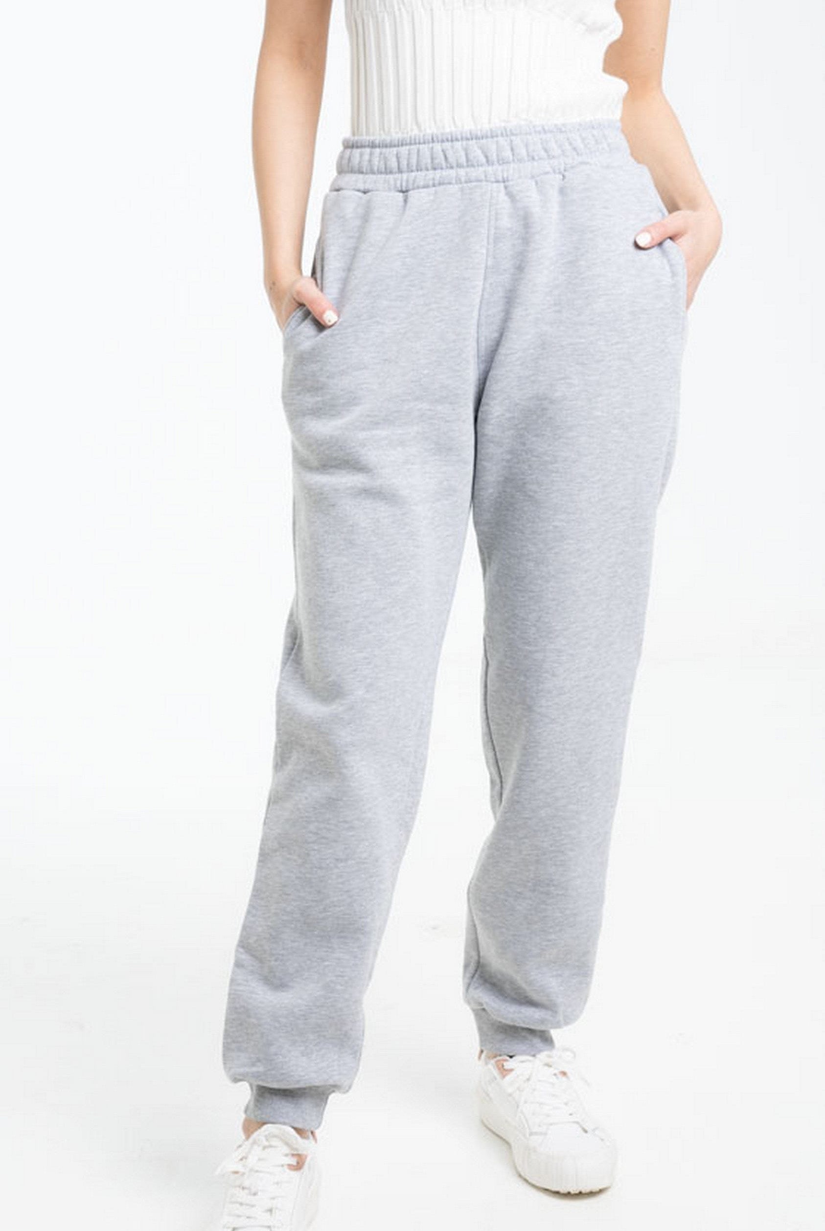 داليدرس بنطلون سويت بانتس بجيوب طويل خصر مرتفع نسائي