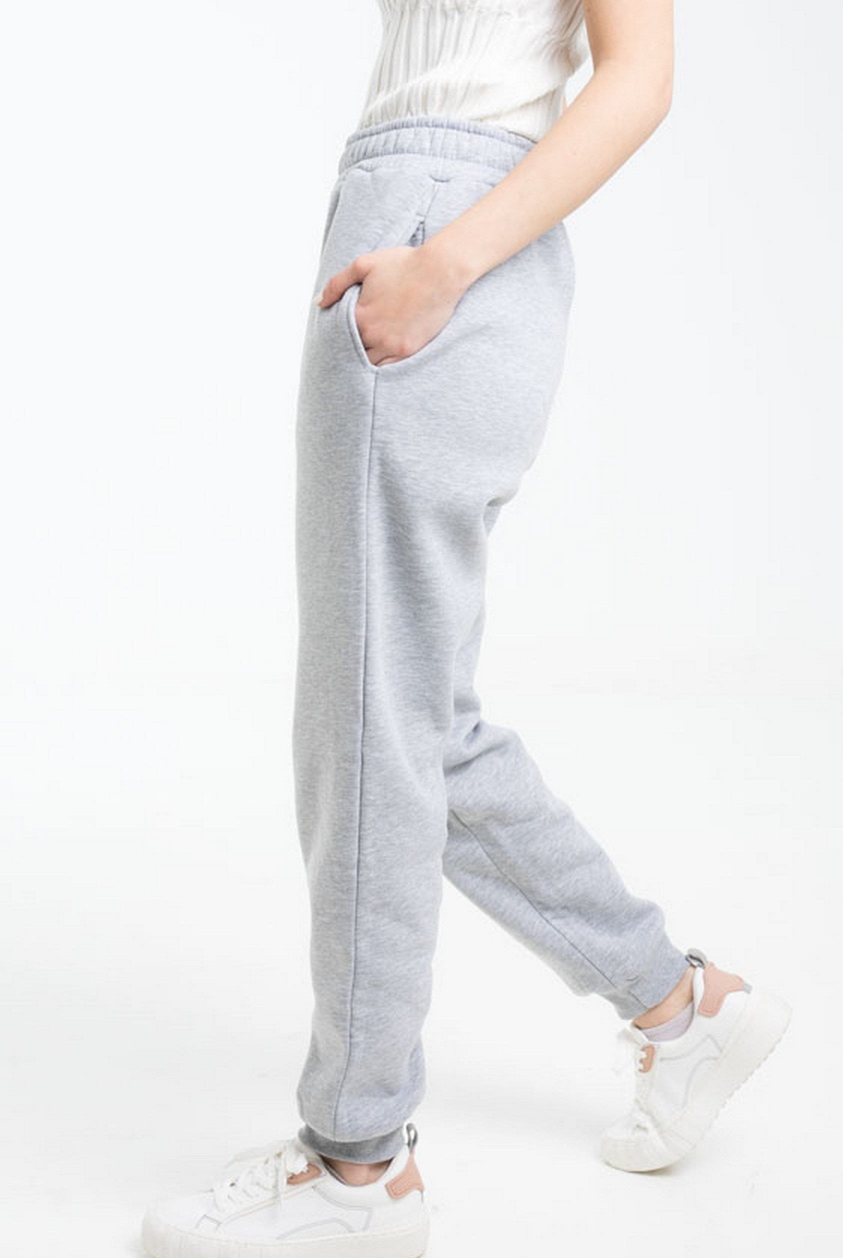 داليدرس بنطلون سويت بانتس بجيوب طويل خصر مرتفع نسائي