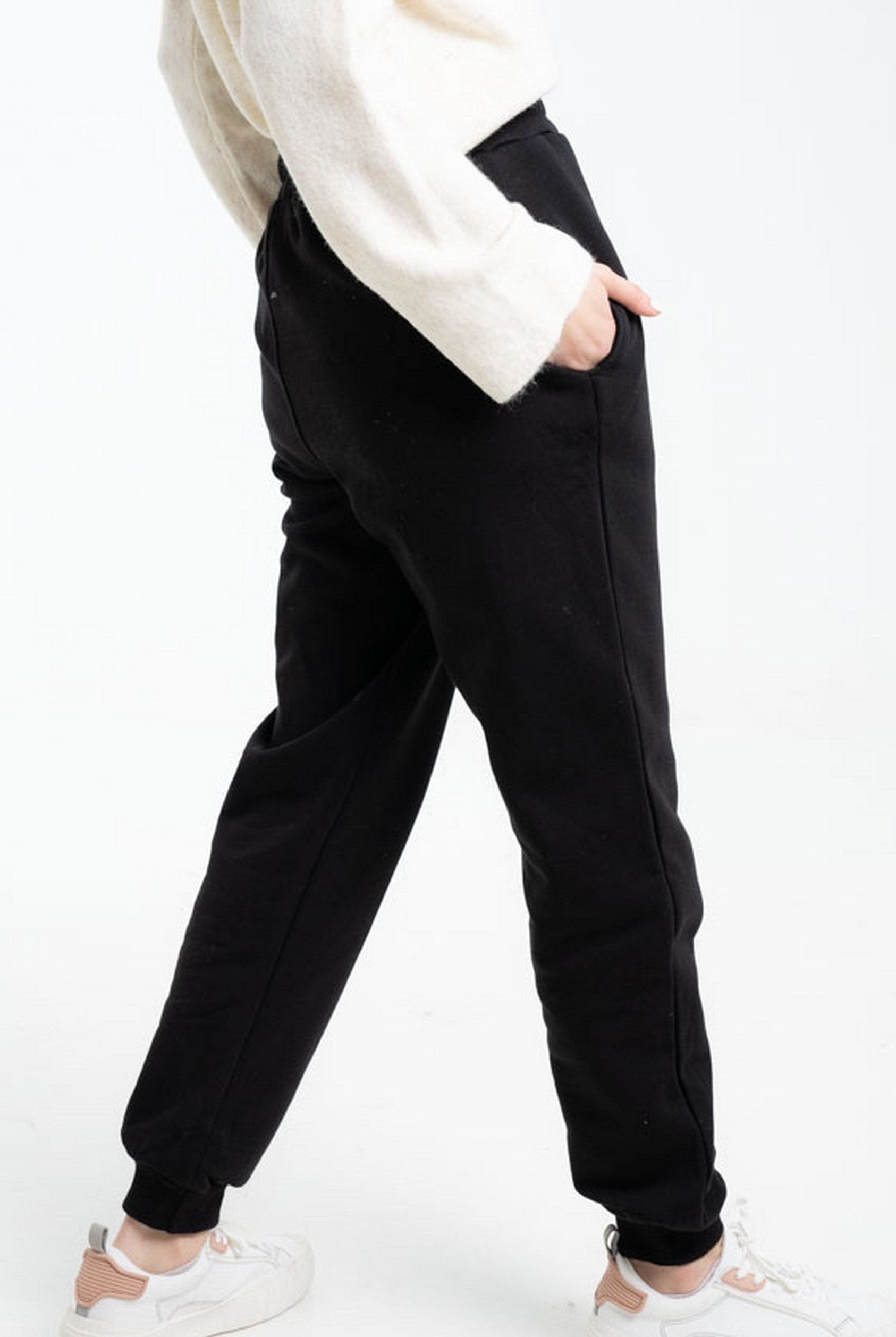 داليدرس بنطلون سويت بانتس بجيوب طويل خصر مرتفع نسائي