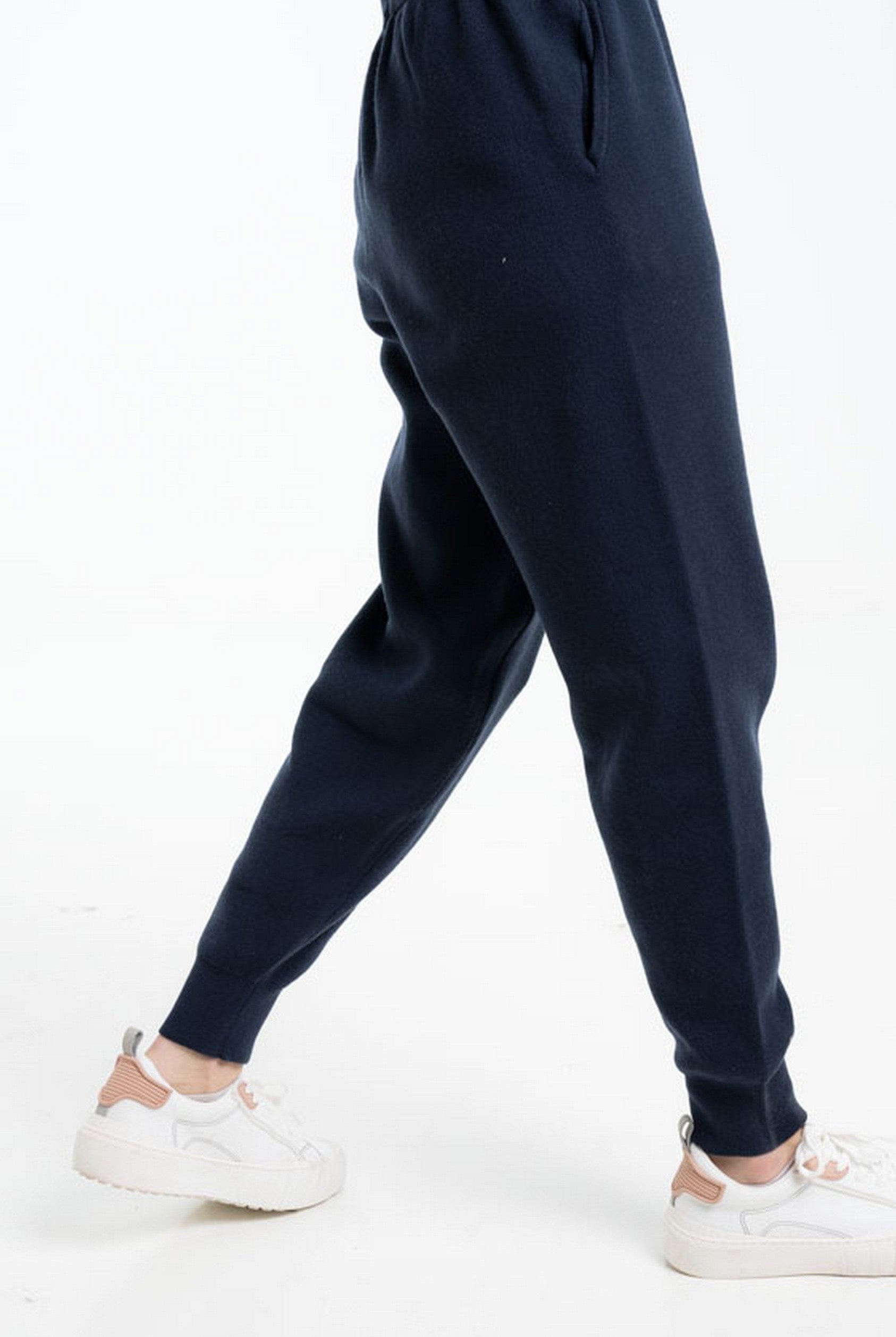 داليدرس سويت بانتس خصر مرتفع سادة برباط نسائي