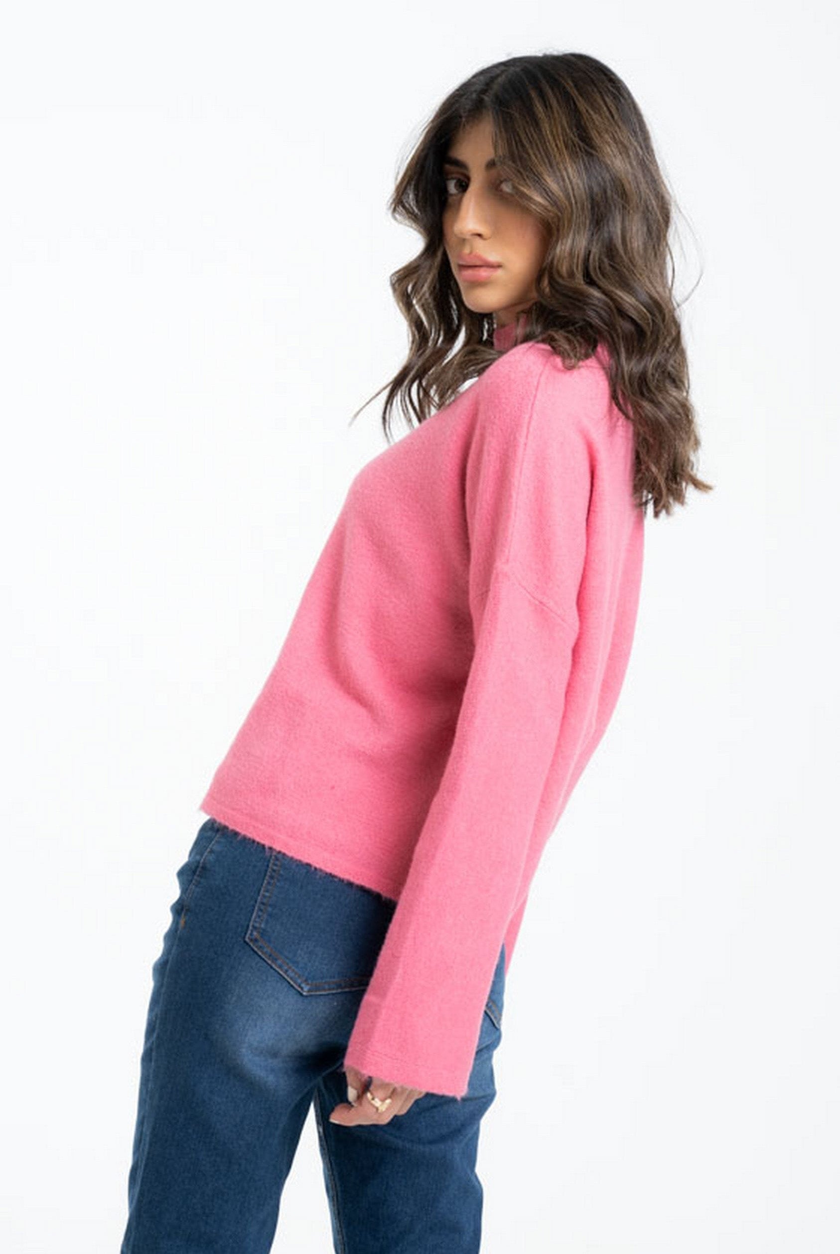 داليدرس بلوفر نسائي سادة فرو كم طويل