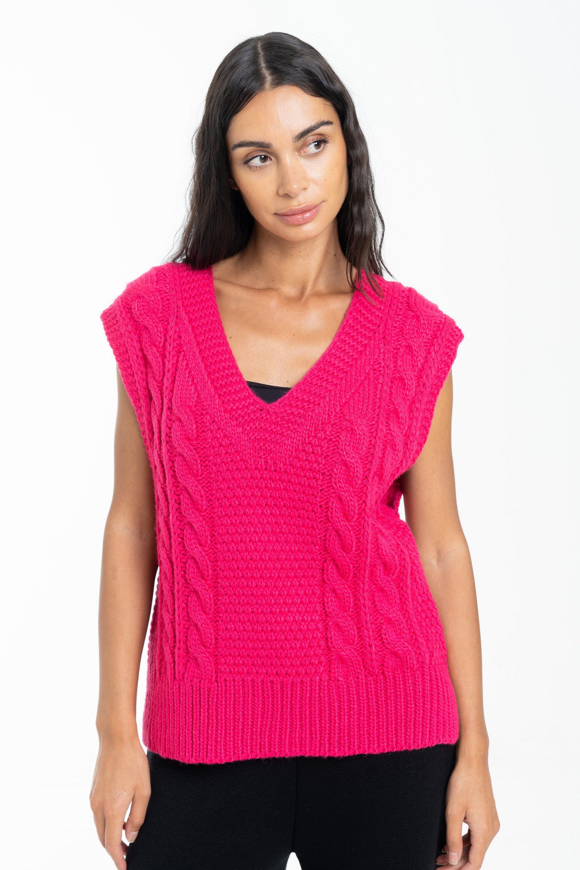 داليدرس تيشيرت شتوي كت أوفر سايز مضفر نسائي