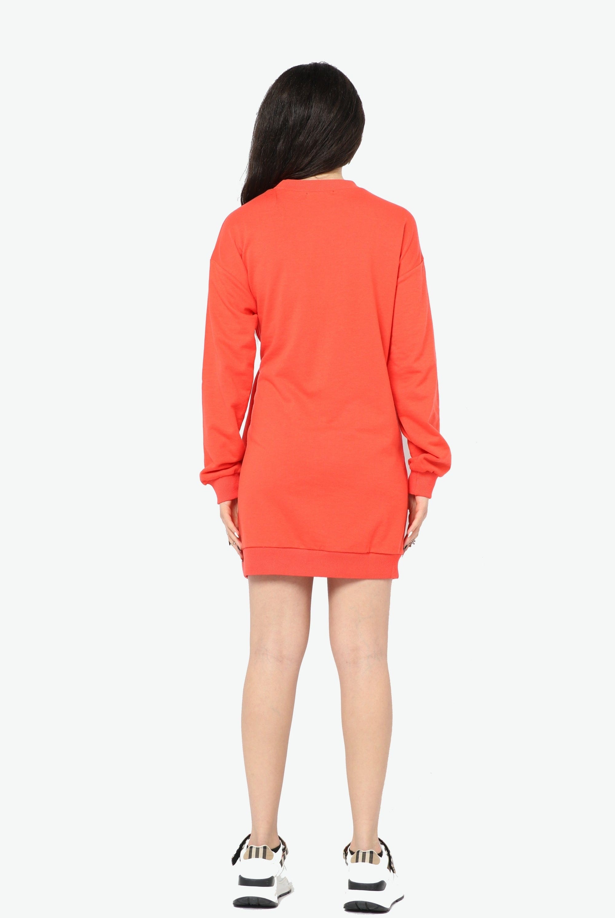 كيتشن فستان قصير ضيق بكشكشة علي الخصر وربطة