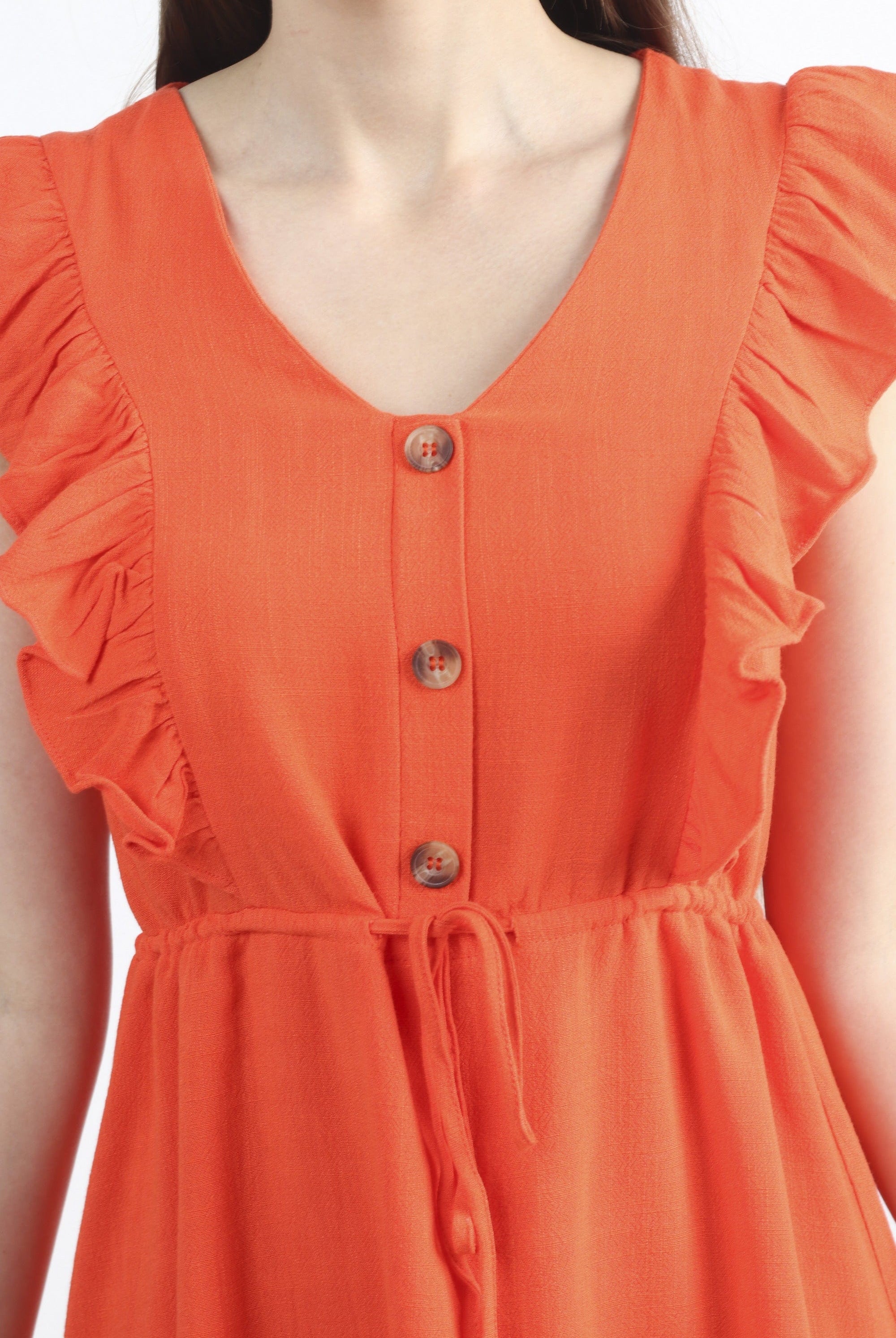 كيتشن فستان خروج قصير ربع كم فراشة