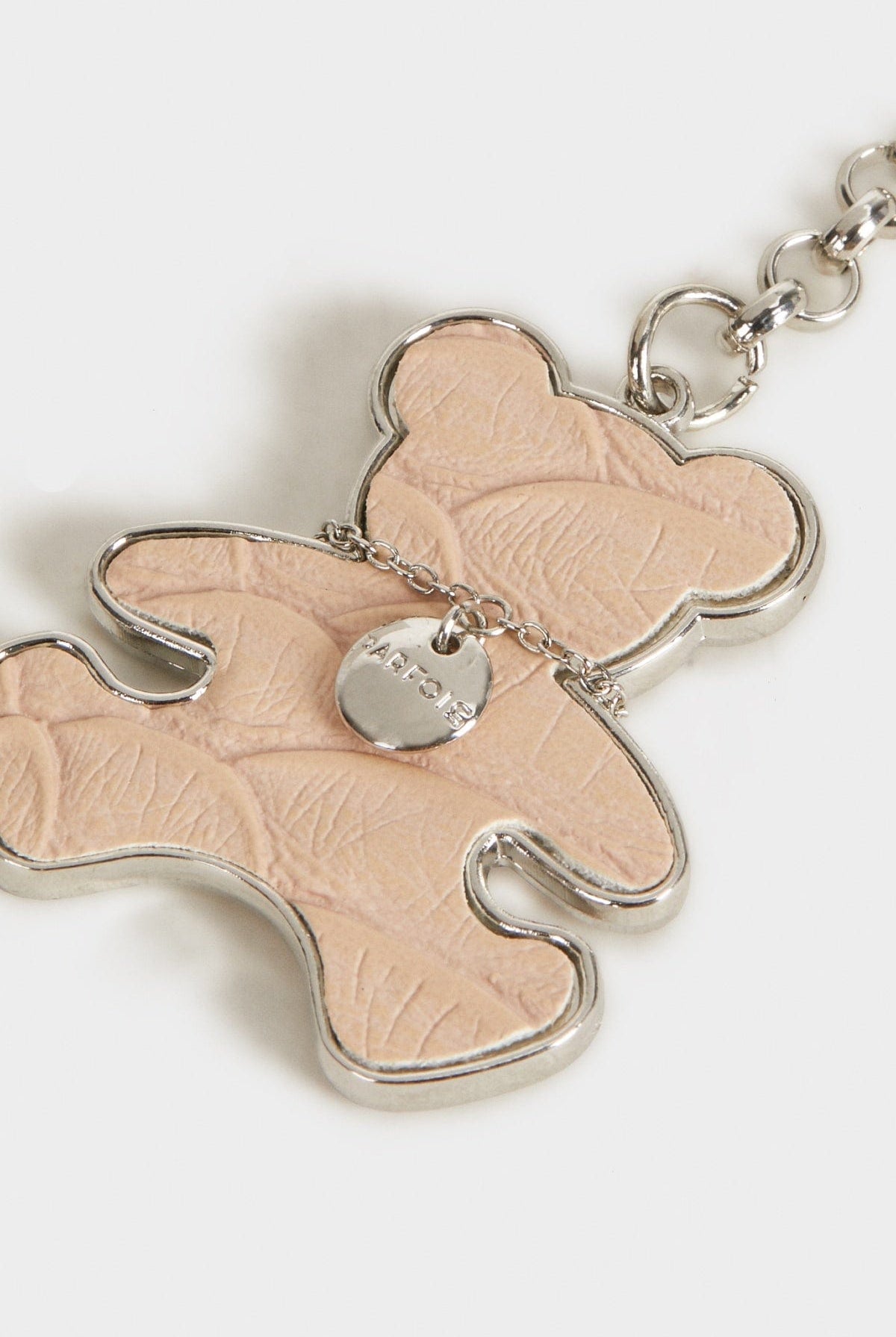 بارفوا ميدالية مفاتيح بحلقة على شكل دب نسائي