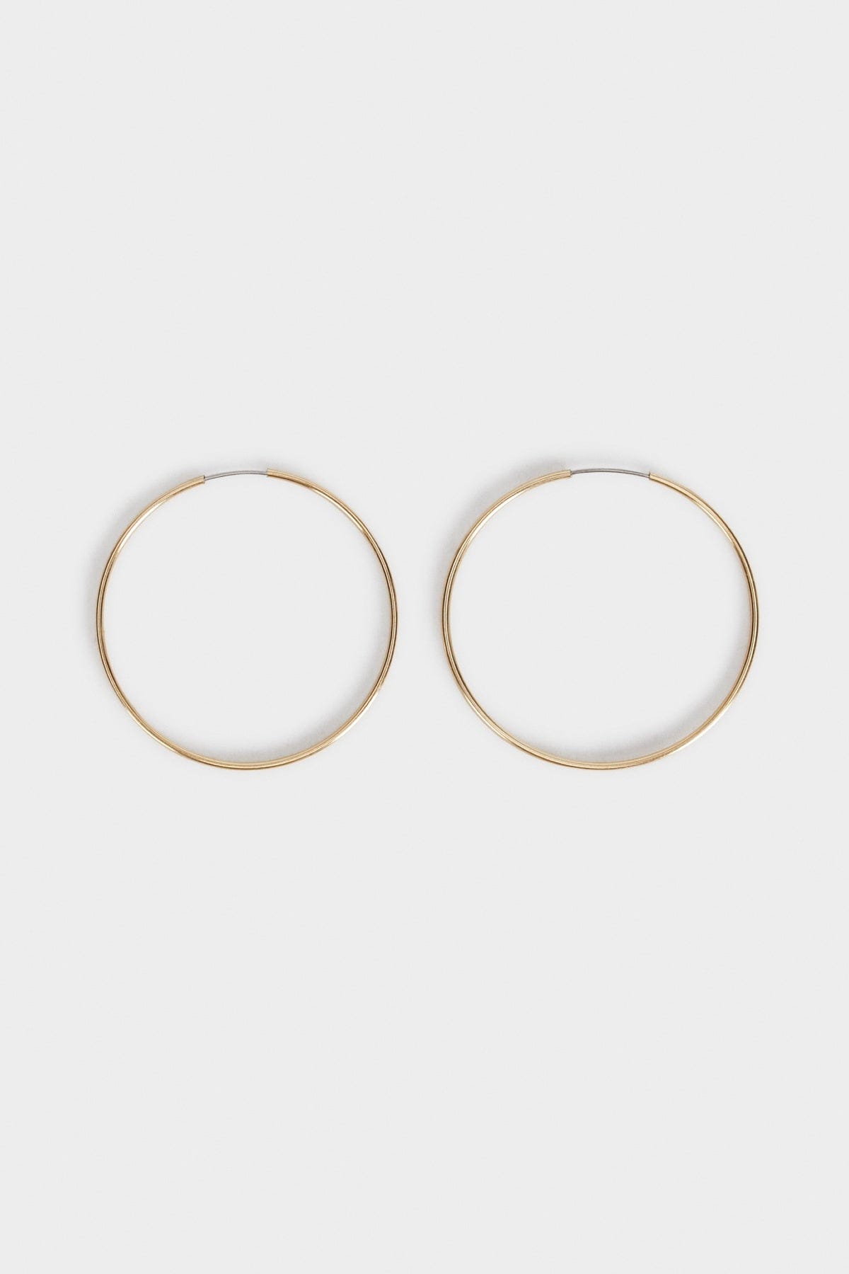 بارفوا قرط دائري ذهبي نسائي