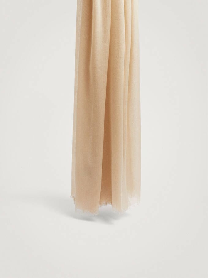 بارفوا وشاح شعر شتوي سادة من البوليستر الناعم