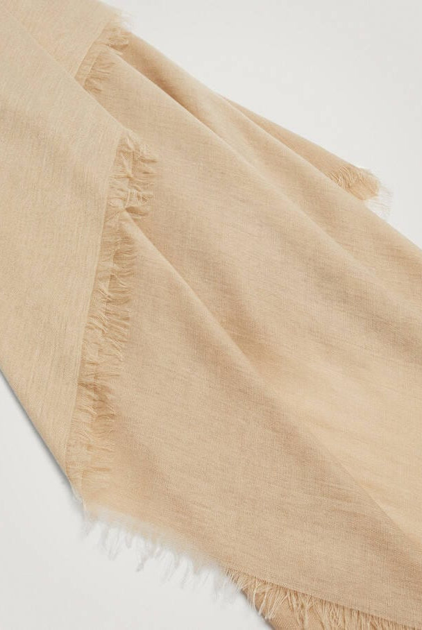 بارفوا وشاح شعر شتوي سادة من البوليستر الناعم