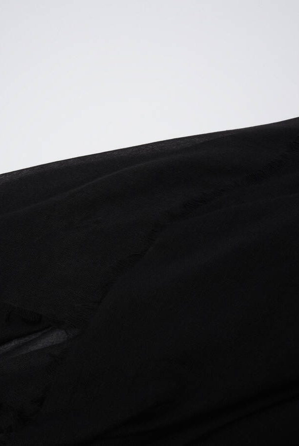 بارفوا وشاح شعر شتوي سادة من البوليستر الناعم