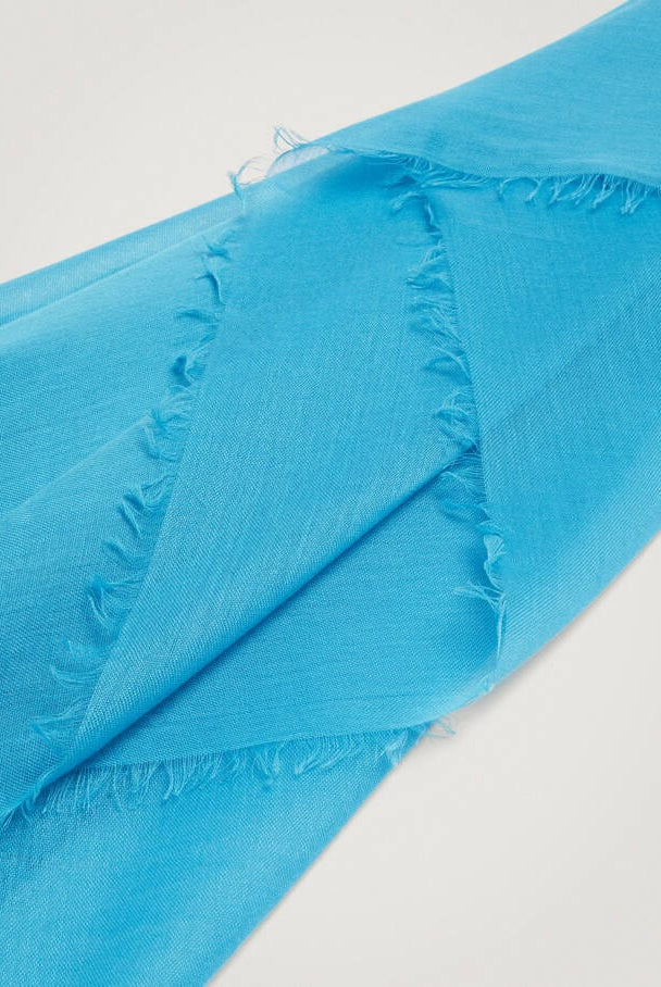 بارفوا وشاح شعر شتوي سادة من البوليستر الناعم