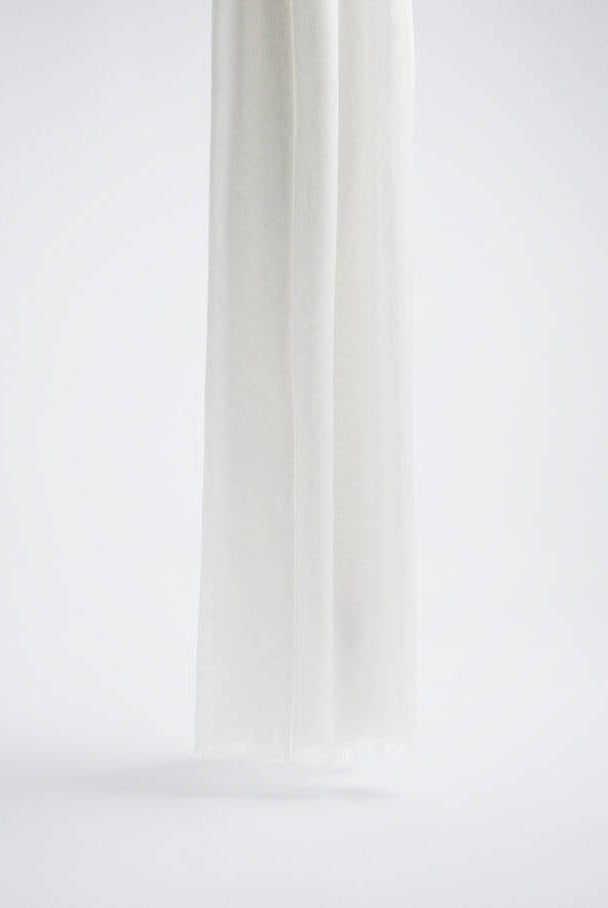 بارفوا وشاح شعر شتوي سادة من البوليستر الناعم