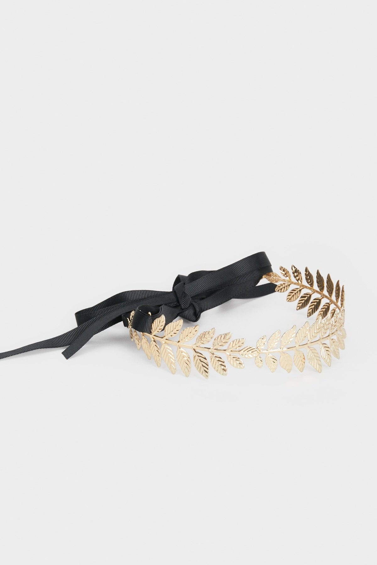 بارفوا طوق ذهبي على شكل شجر بربطة من الخلف نسائي