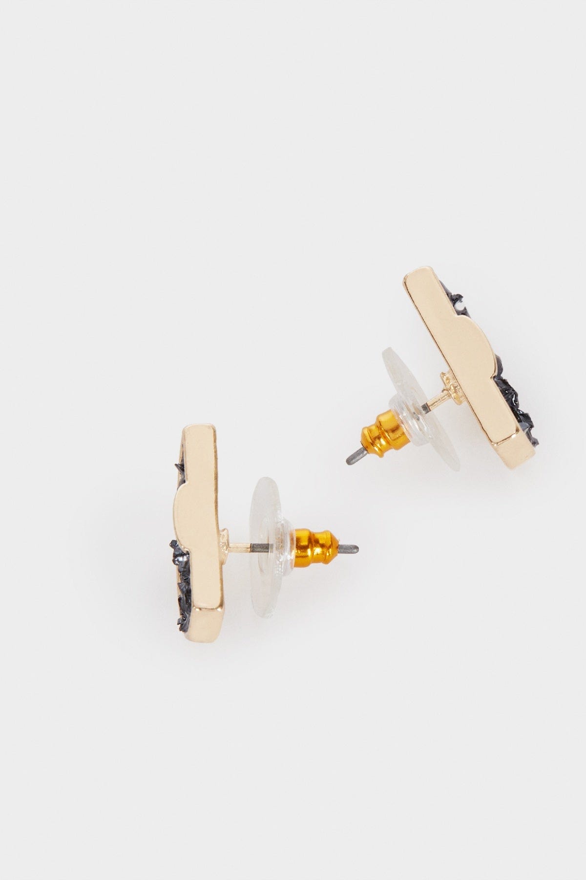 بارفوا حلق نصف دائرة مزين بالكريستال نسائي أزرق داكن