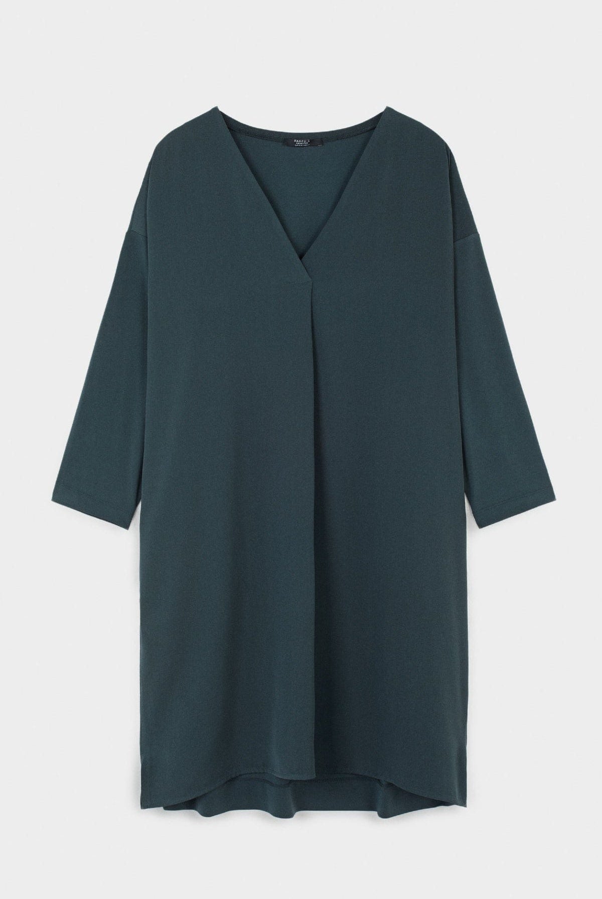 بارفوا فستان قصير ناعم سبعة 3/4 كم نسائي