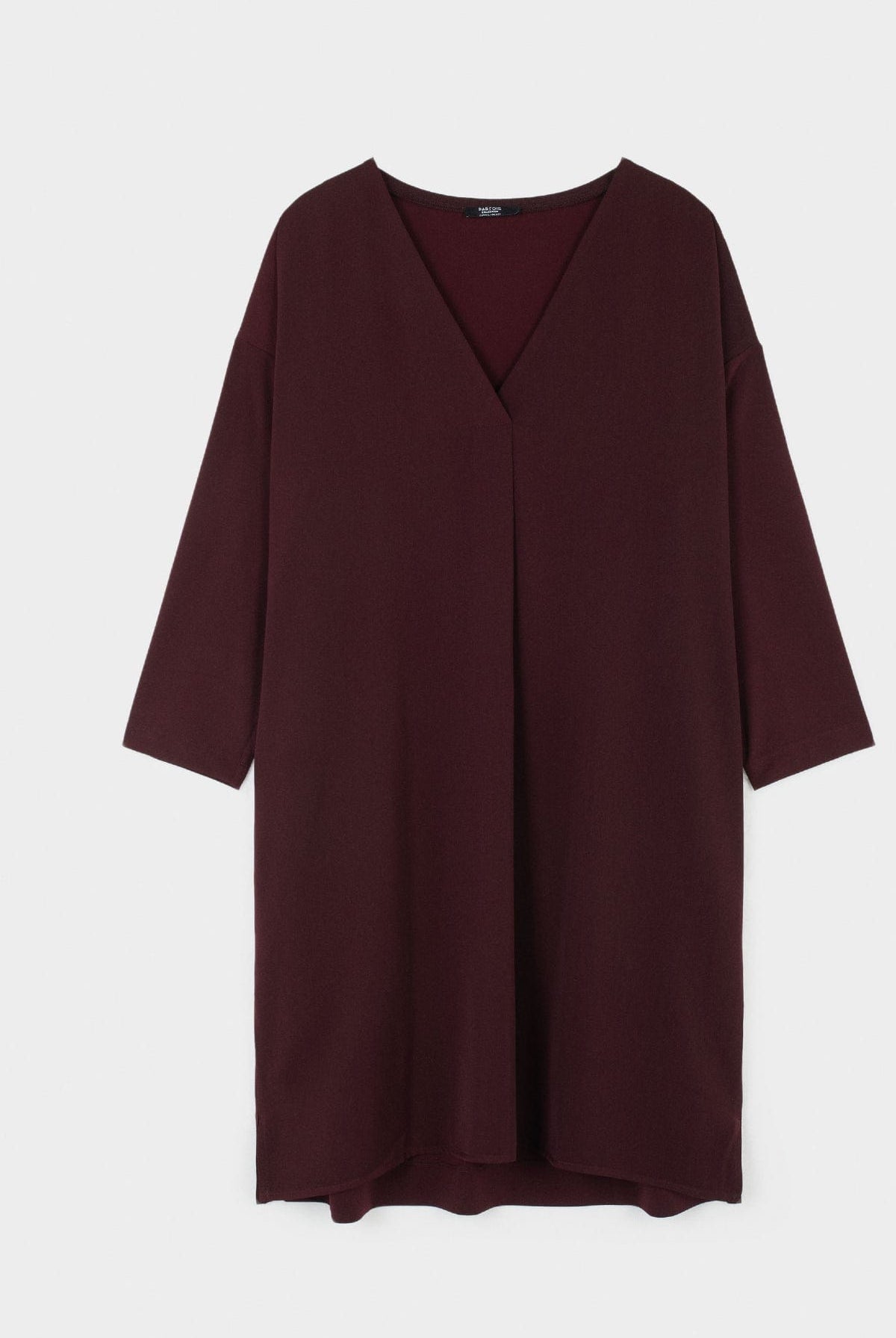 بارفوا فستان قصير ناعم سبعة 3/4 كم نسائي