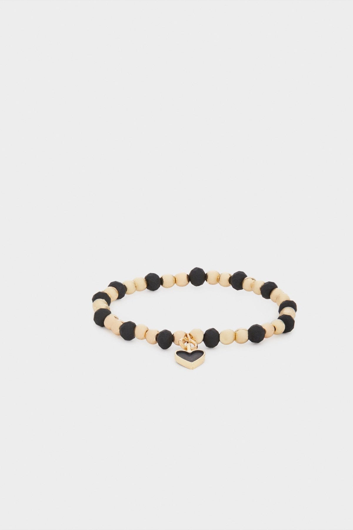 بارفوا أسوارة مزينة بالأحجار بدلاية على شكل قلب نسائي أسود