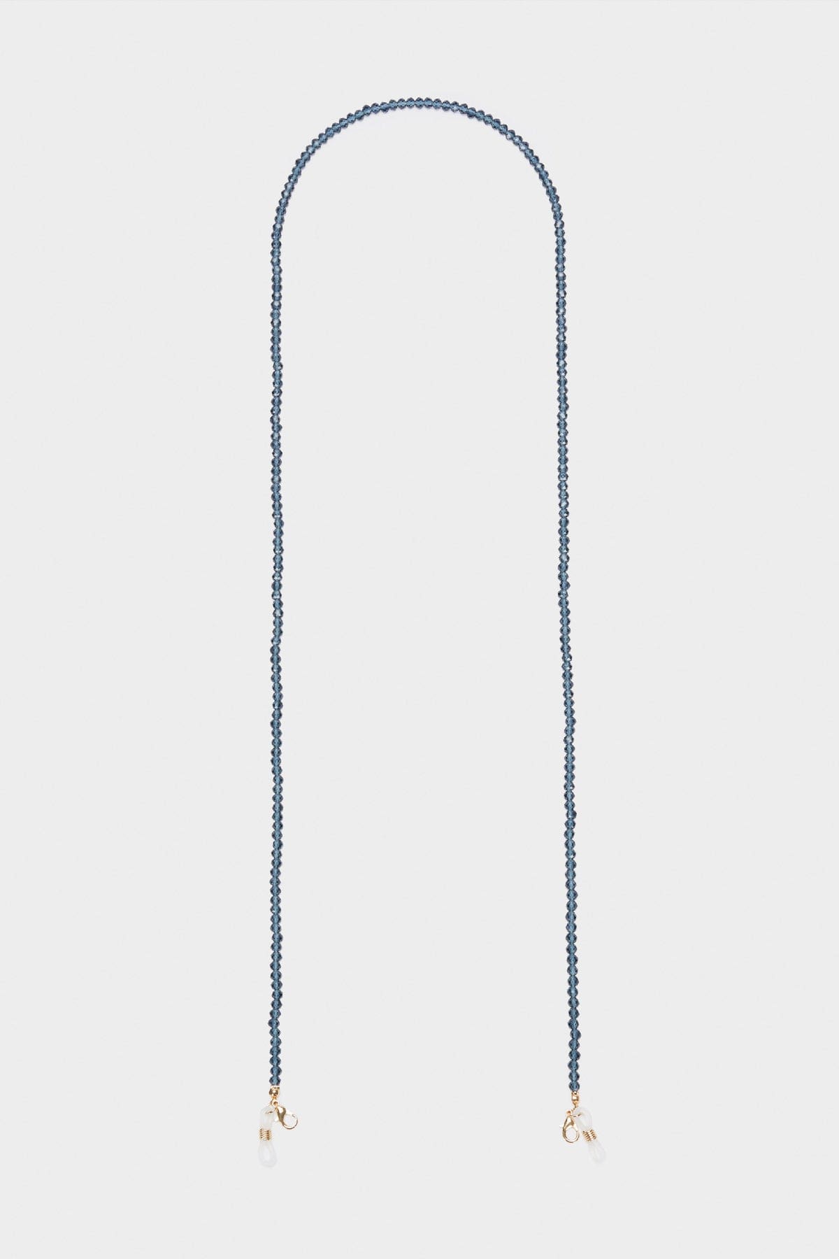 بارفوا حامل نظارات شمسية مزين بالخرز سادة نسائي أزرق