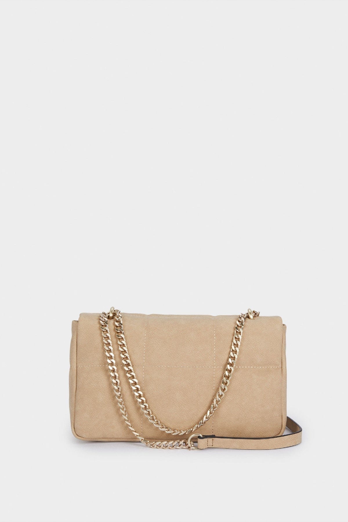 بارفوا حقيبة كروس شمواة مبطنة بحزام متباين جملي