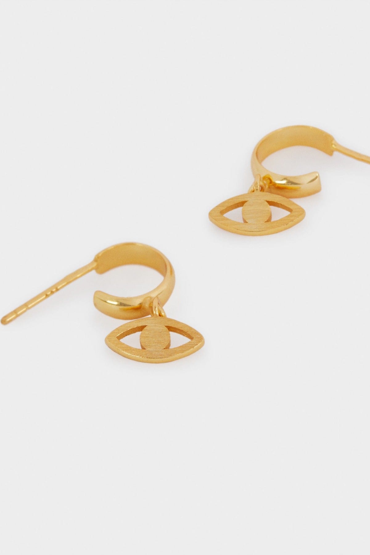 بارفوا حلق عين معلقة مصنوع من الفضة عيار 925 أزرق داكن