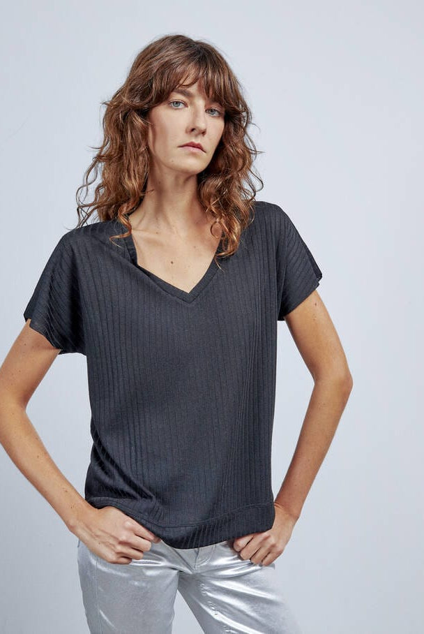 بارفوا تيشرت سادة سبعه نص كم