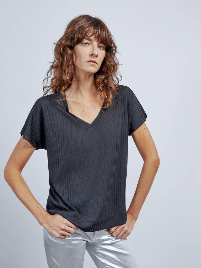 بارفوا تيشرت سادة سبعه نص كم