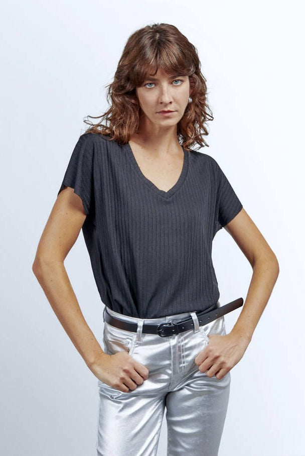 بارفوا تيشرت سادة سبعه نص كم