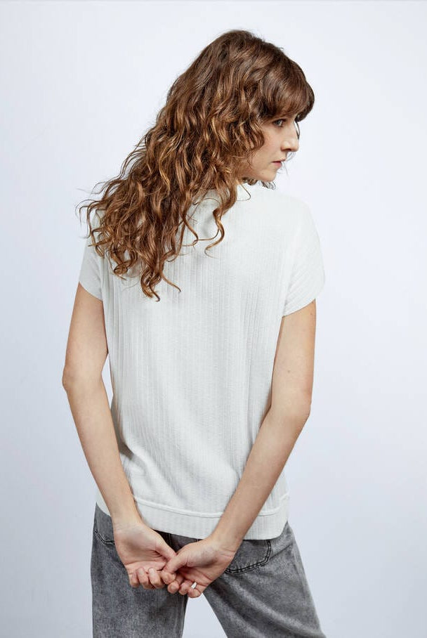 بارفوا تيشرت سادة سبعه نص كم