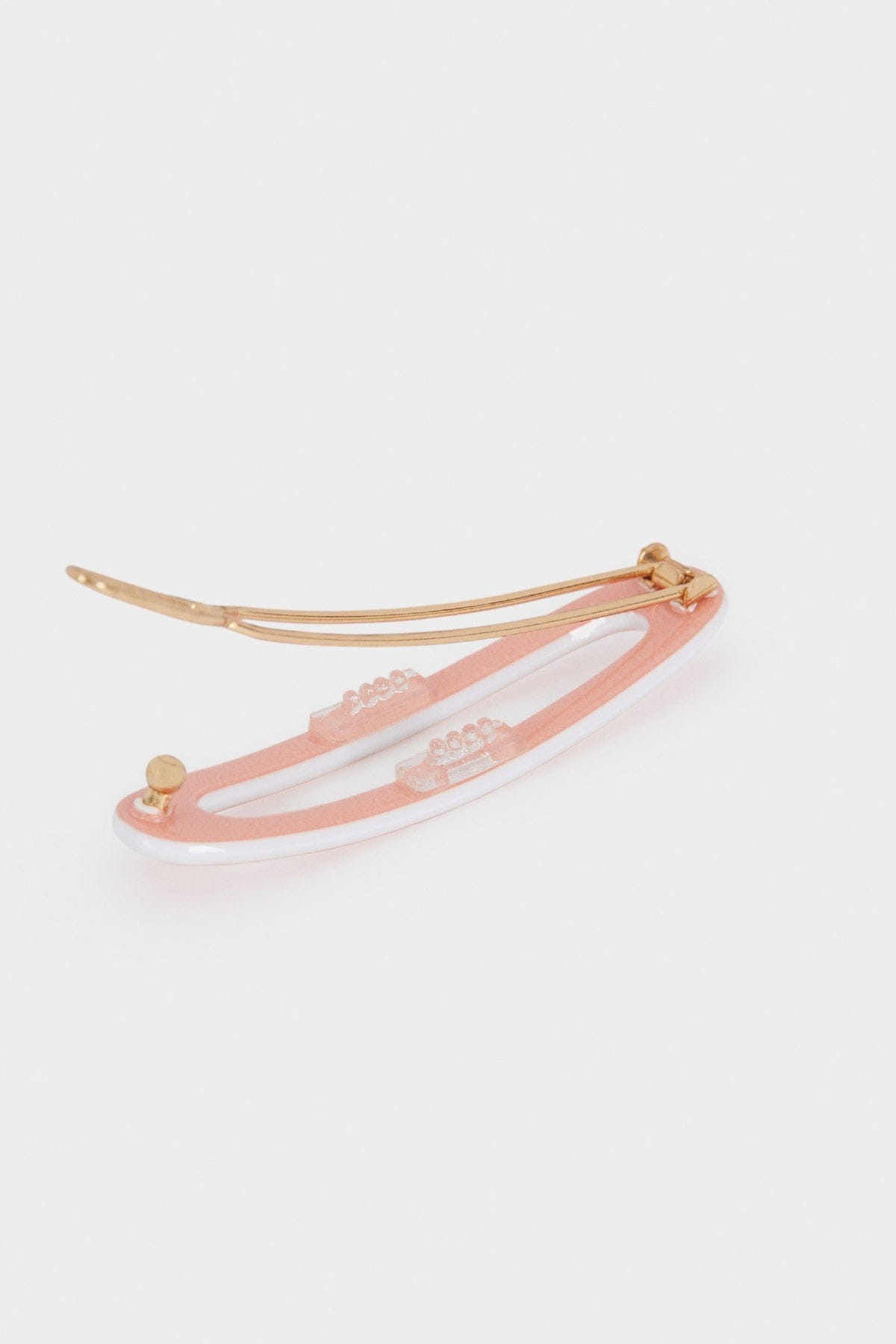 بارفوا كليبس بيضاوي سادة لامع نسائي مرجاني