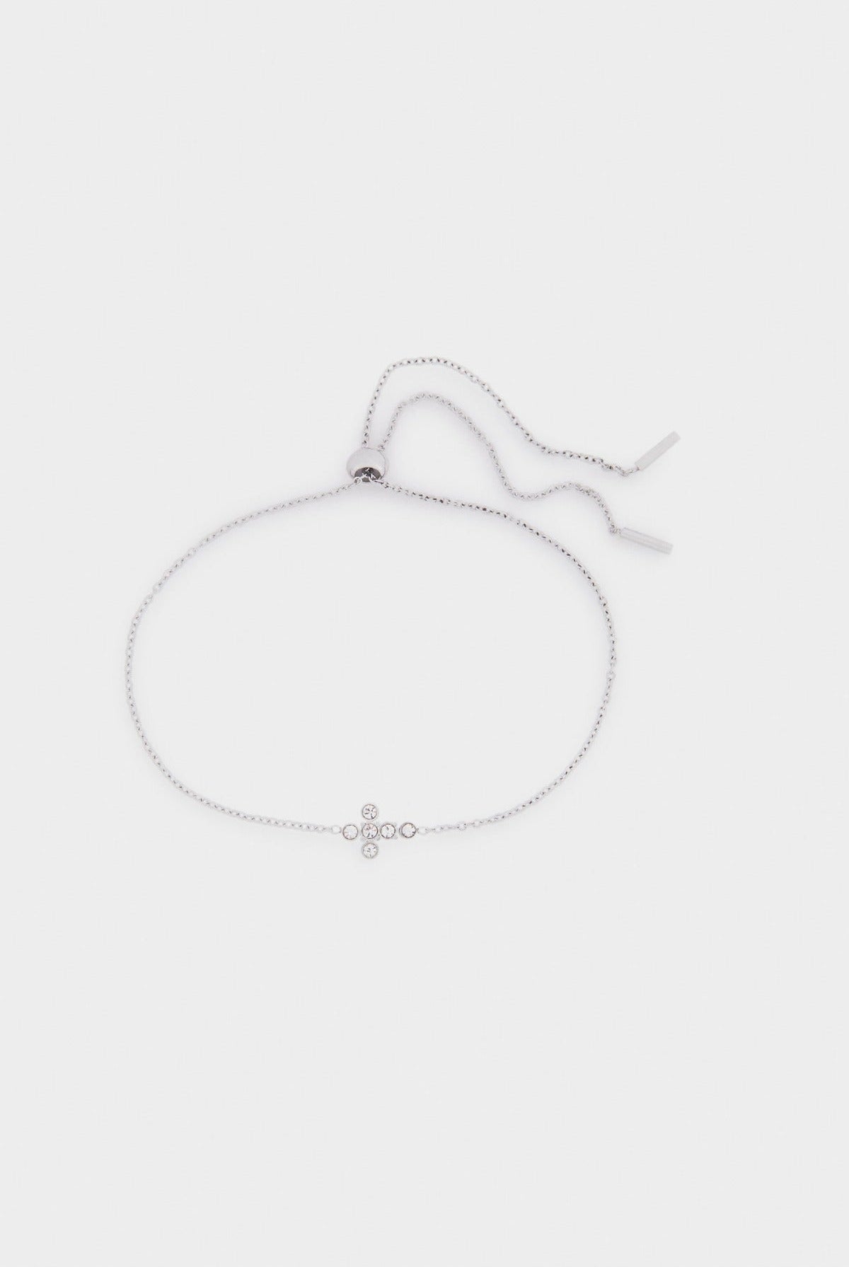 بارفوا سوار فضي نسائي بغالق - الفضة