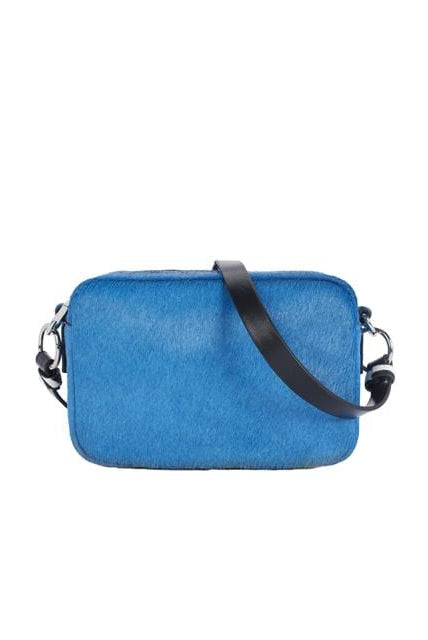 بارفوا شنطة يد طويله نسائية مربعة أزرق