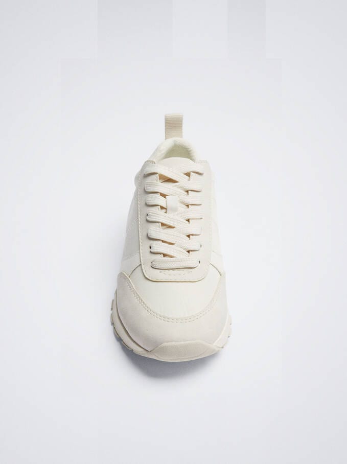 بارفوا كوتشي جلد نسائي رياضي سادة