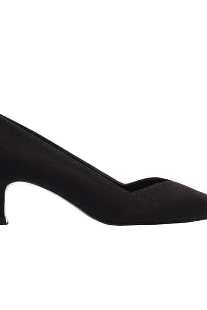 بارفوا حذاء نسائي كعب متوسط سادة