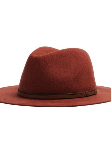 بارفوا قبعة صوف على شكل برنيطة نسائية أحمر