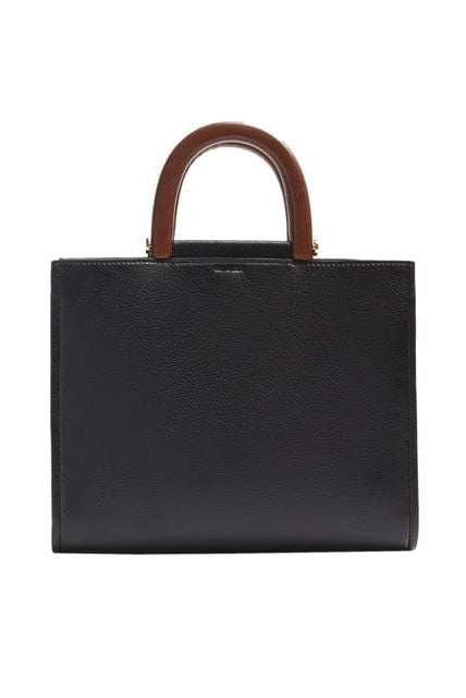 بارفوا شنطة رسمية نسائية بيد صغيرة أسود