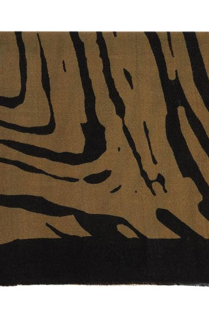 بارفوا سكارف رأس منقوش نقشة نمري أخضر