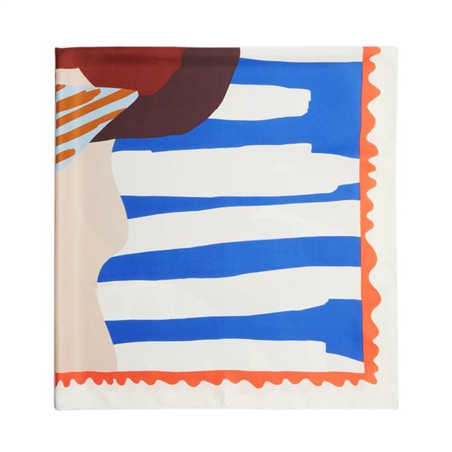 بارفوا سكارف راس بوليستر نسائي بيج فاتح