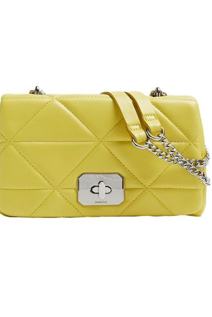 بارفوا شنطة كتف جلد سادة نسائي