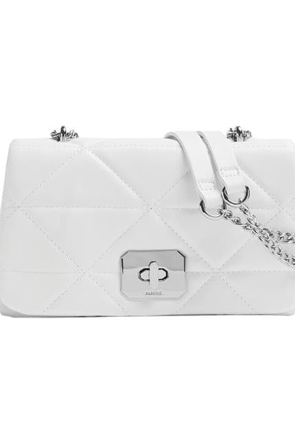 بارفوا شنطة كتف جلد سادة نسائي