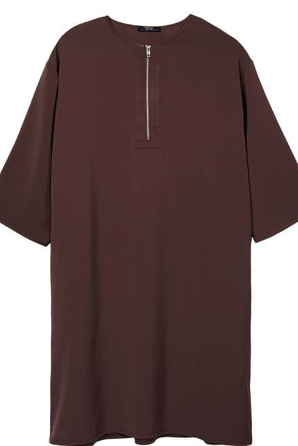 بارفوا فستان نسائي قصير بسحاب أمامي