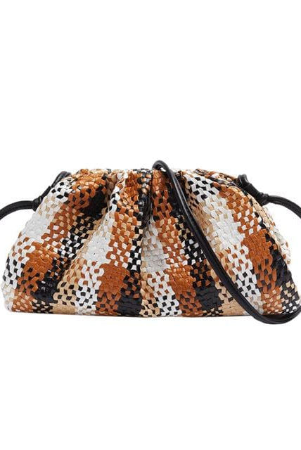 بارفوا حقيبة كروس بودي مصنوعة من القماش نسائي بيج فاتح