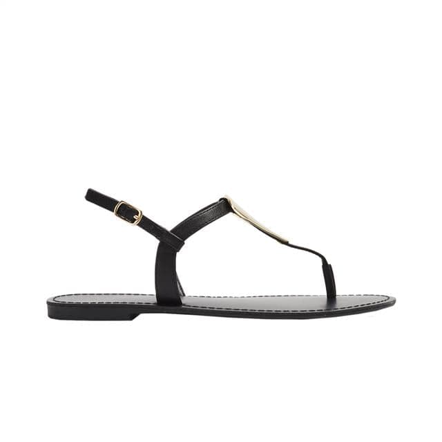 بارفوا صندل نسائي بكعب مسطح