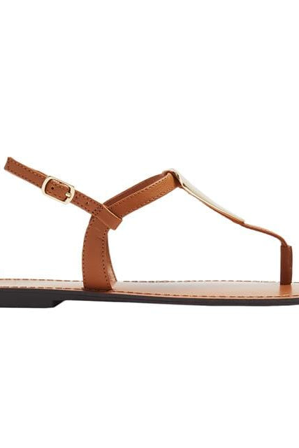 بارفوا صندل نسائي بكعب مسطح