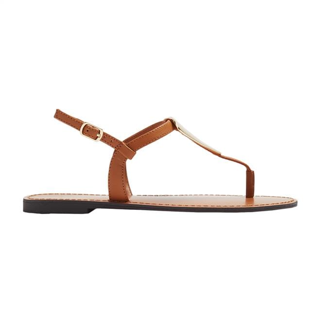 بارفوا صندل نسائي بكعب مسطح