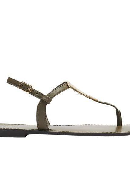 بارفوا صندل نسائي بكعب مسطح