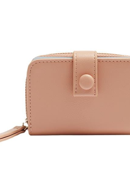 بارفوا محفظة صغيرة مربعة بسحاب