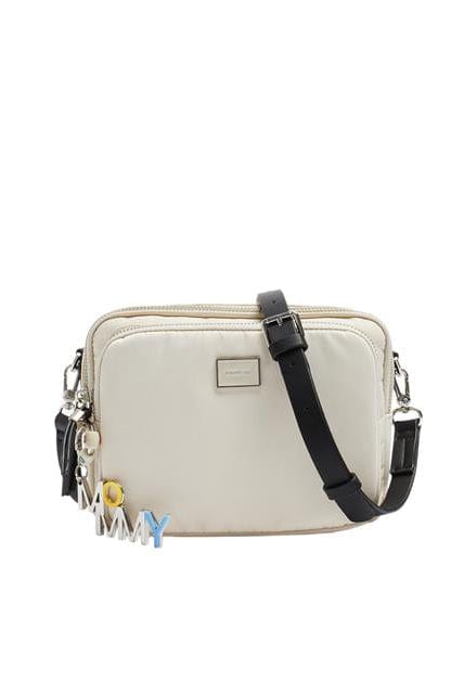 بارفوا شنطة حريمي كروس مربعة بيج فاتح