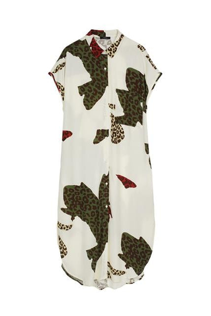 بارفوا قميص طويل نسائي منقط